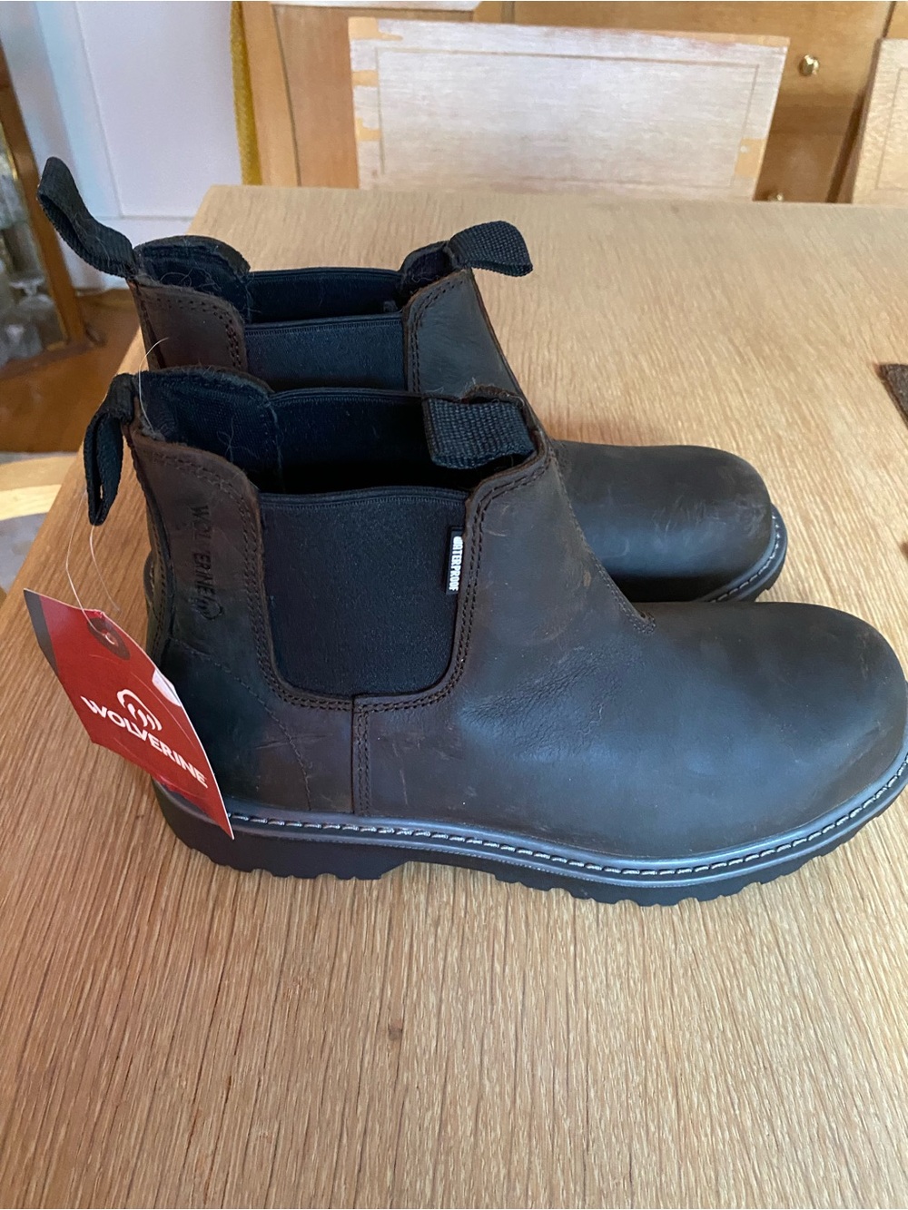 Wolverine Dark Brown Chelsea Ankle Boots